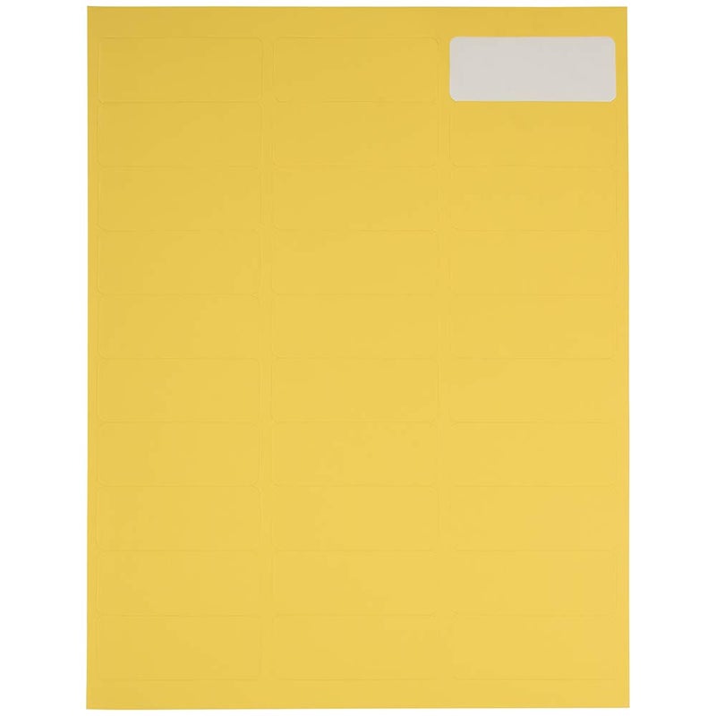 JAM PAPER Return Address Labels - Standard Mailing - 1 x 2 5/8 - Yellow - 120 Shipping Labels/Pack - Image 5